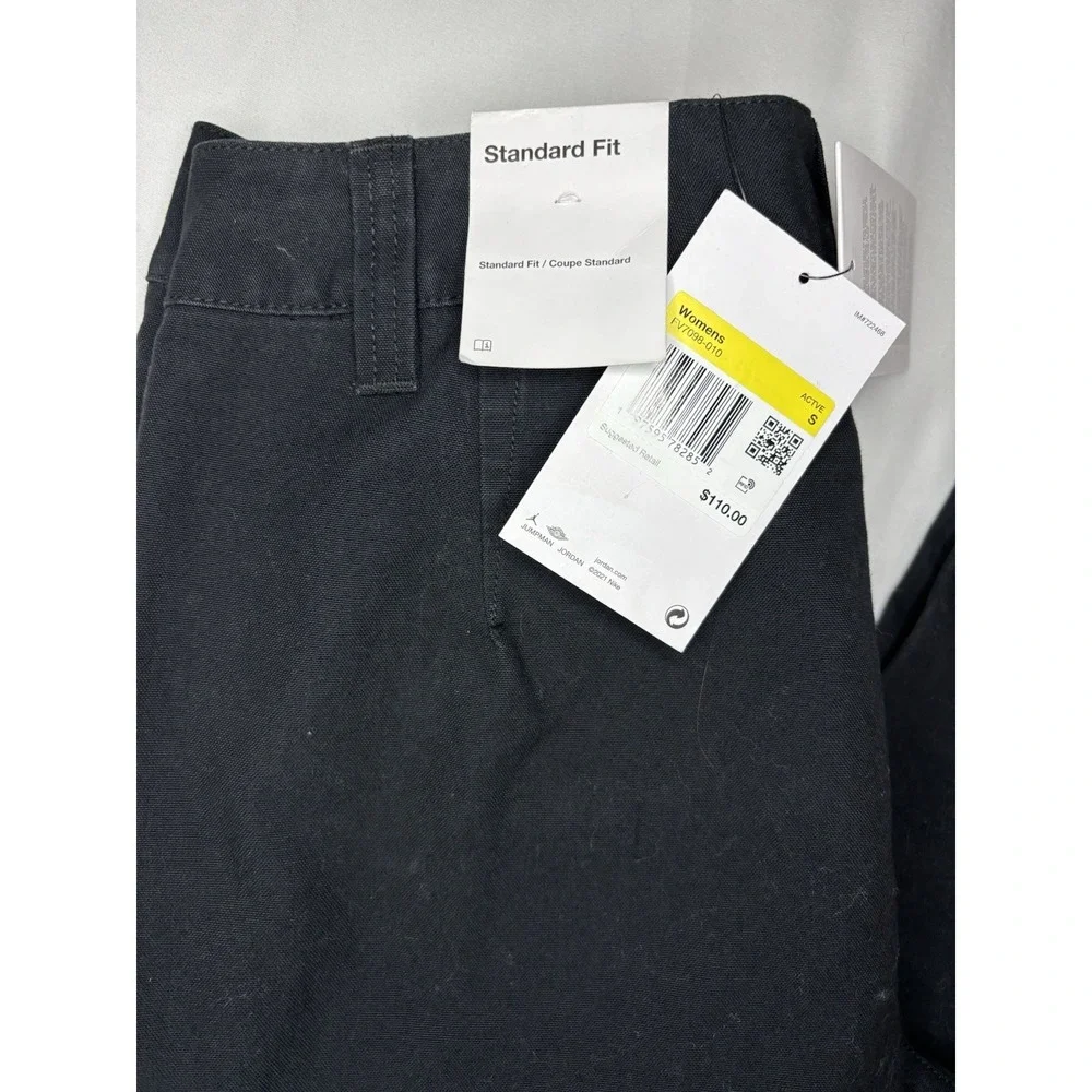 Nike Women's Air Jordan Standard Fit Cargo Pants Black FV7098-010 NWT $110 Small